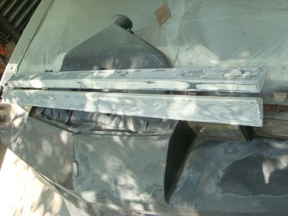 Both door effects sanded and ready for epoxy.