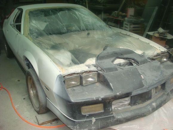 Fresh plastic back in place.