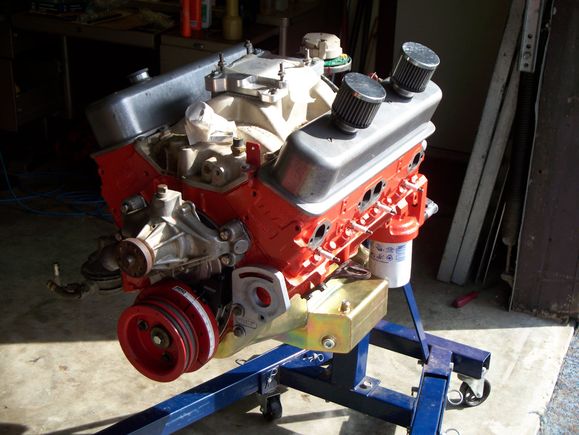 Chevy small block engine I built for the race car.