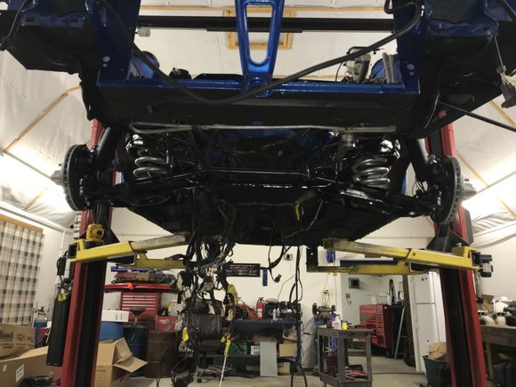 Springs are from Summit Racing overstock from Hotchkis Suspension. Should give it a nice ride height.