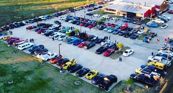 Tx2k21 car meet at Rudy’s bbq 