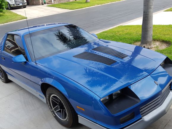 The original owner painted the wheels in 85, and they still look good 32 years later. However, my personal preference is the stock look. 

Thank you in advance for your assistance with the color code for the factory wheel.