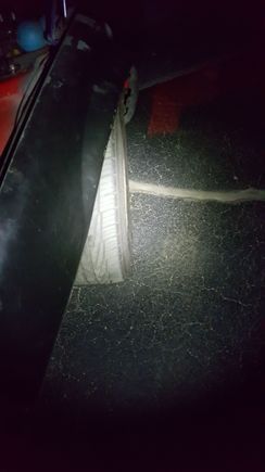 both wheels turned about 15 degrees