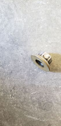 superglued washer to nut