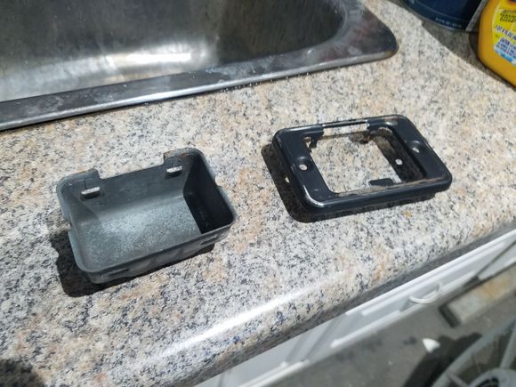 When doing something as inane as working on the rear ashtray, why mask off parts when you can disassemble even further?! I might need help...