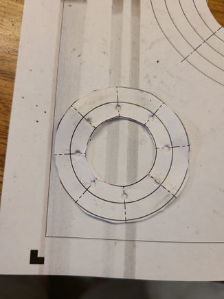 Drew up this little thing in cad so i could use it as a template, then center punched each hole before moving to the drill press.
