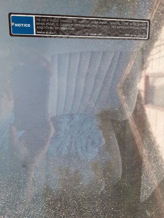 You can see the label mentioning these are acrylic plastic. The "Starfield" is orders of magnitude worse in real life.
