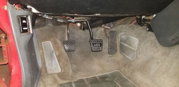 This is the height where my clutch pedal ended up.  Very short, but this is where it wants to sit!  Be careful not to adjust based on height, you'll risk damaging your HTOB if it has too much throw!