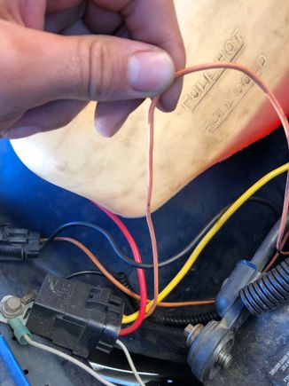 Better picture of the pink wire I’m talking about 