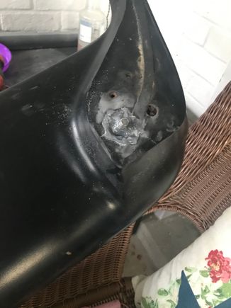 Jb weld steel with 3/8x1” bolt 