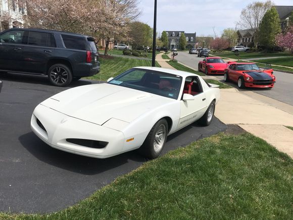 Went on a Sunday cruise with a 280Z and a Porsche Gayman.  Damn...sorry about that. That’s auto spell I apologize Cayman 