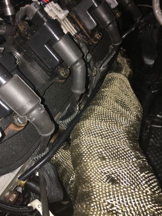 I even added some restraints to keep them up against the head. It could work but it’s still a bandaid to running around correctly. I would have done the coil relocation but there is no room under the pass side.