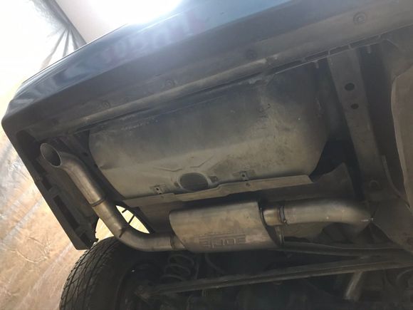 I used a Borla on mine , it is a little loud but not unbearable.