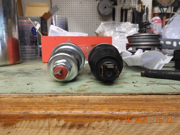 OEM on the right, new from Rock auto on the left