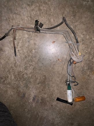 Old fuel pump and sending unit 