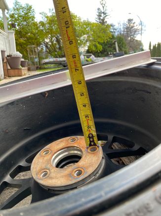 Rear spacing - shows both spacers