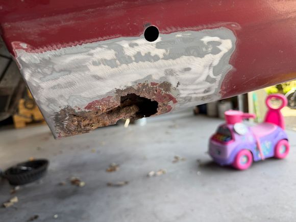 My rust spot to patch