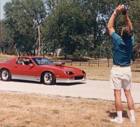 Jun 1988 CHP photo shoot at Street Machine Nats Du Quoin