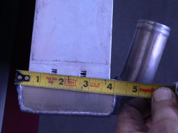 Big fatty radiator. Moved ac cds forward of radiator support for the room.