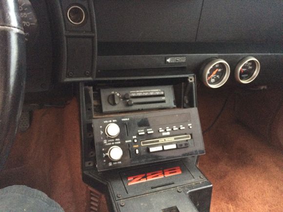 Original radio wiring was intact. Hooked the radio up and played the Cyprus Hill IV tape I found in the back seat, LOL