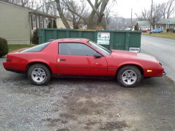 87 Camaro with removeable Sunroof