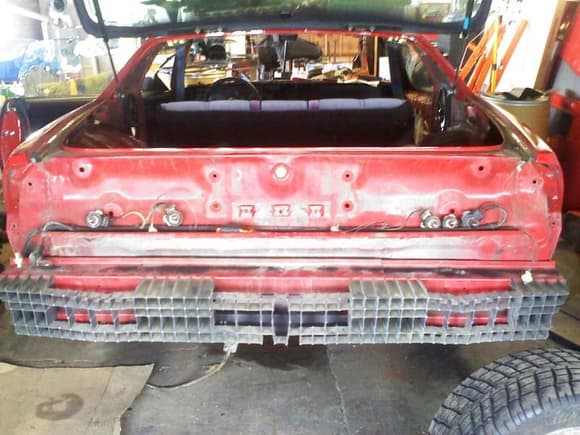 Heres the bumper re mounted and ready to go!