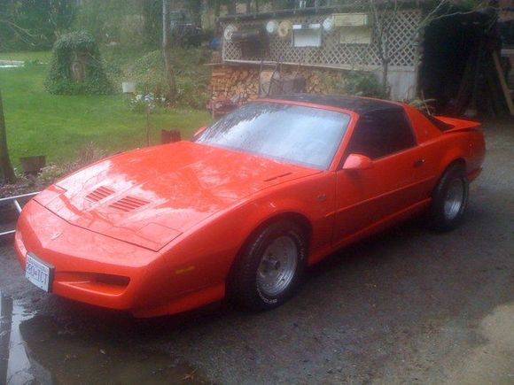 I put my 1981 Camaro rims and tires on her for a month. Tire rubs suck