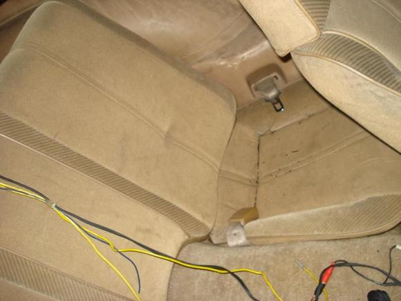 Beautiful saddle rear seats $100 shipped SOLD