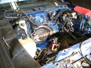 Empty engine bay