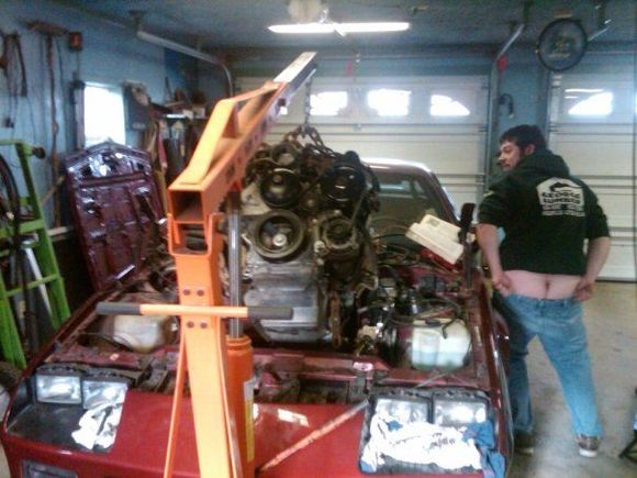 Droppin the motor, and jason mooning me.