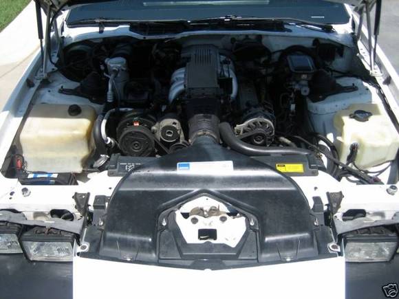 Engine bay before I started!