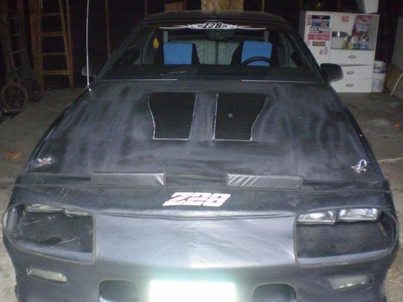 the previous owner did somthing to the paint. IDK?