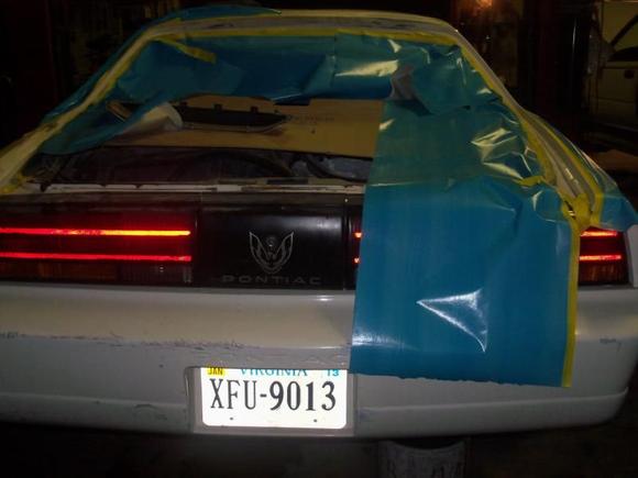 Clean tail lights/center piece