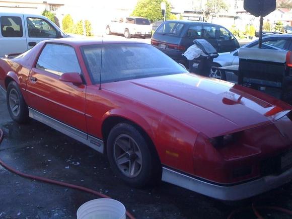 First wash after buying. January 2011