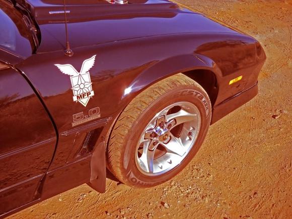 Magnetic MFP Logo   NEW Centercaps for the 16" ZQ8 Wheels