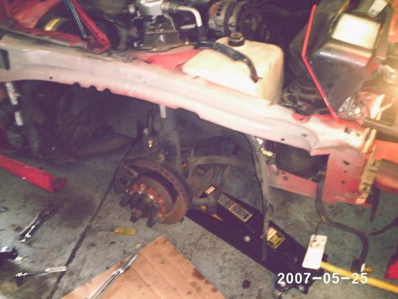 a closer look he bent the frame -.- damnit