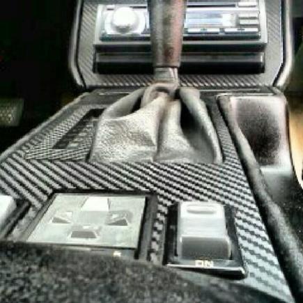 Custom Handwrapped Carbon Fiber Console