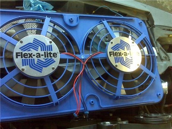 dual low profile fans