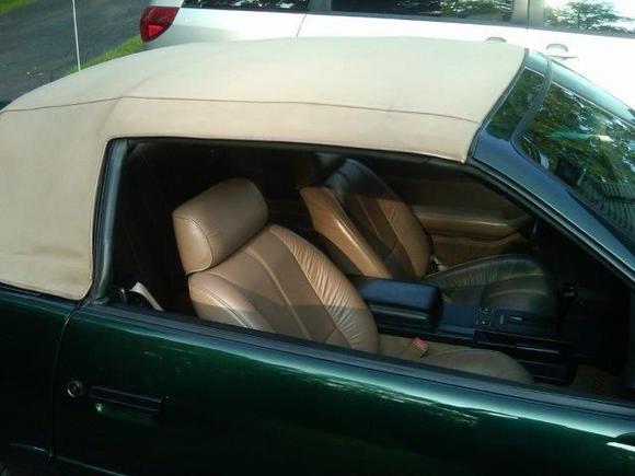 24,000 miles
# 67,158 - production date Aug 14th,  Probably one of the last RS 305 Green convertible's to roll off the assembly line in 1992