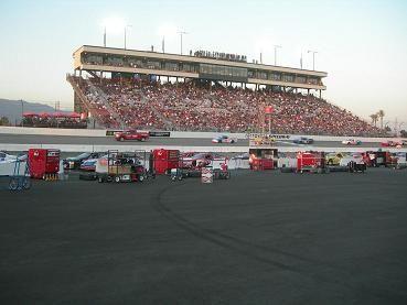 Infield pits for the Toyota Shootout.