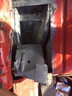 Inside of rear sub frame