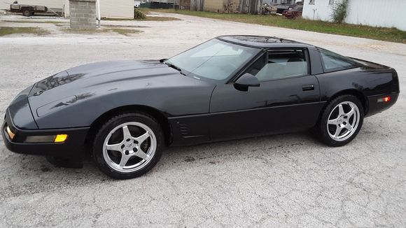With new wheels and tires......