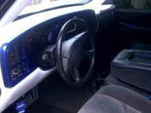The inside of my Truck! Custom Billet Pedals! Sanded down plastic pieces and primered and painted with a spray gun! u like/