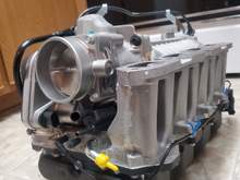 The blower, upside-down 