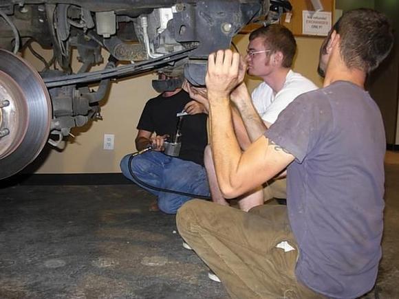 me and my buddies workin