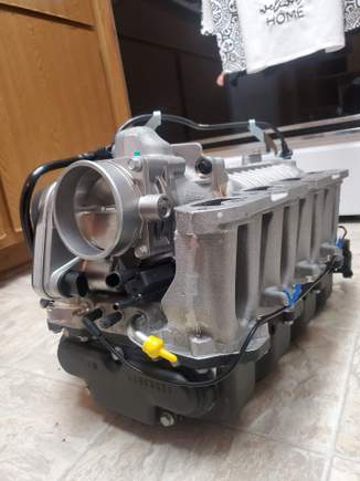 The blower, upside-down 