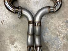 These are the pipes I made to snake around the differential. They only have 1/4" of clearance in some spots which was a pain in the ass to work around. 