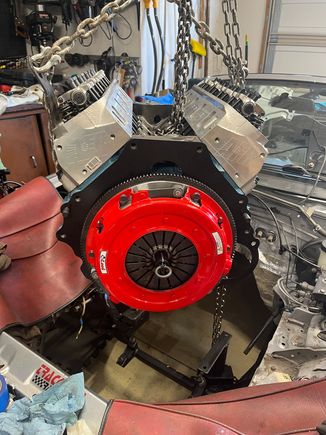 Clutch kit installed.