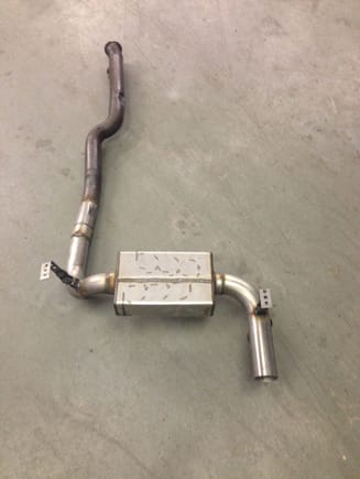 3” stainless exhaust with Spintech muffler.