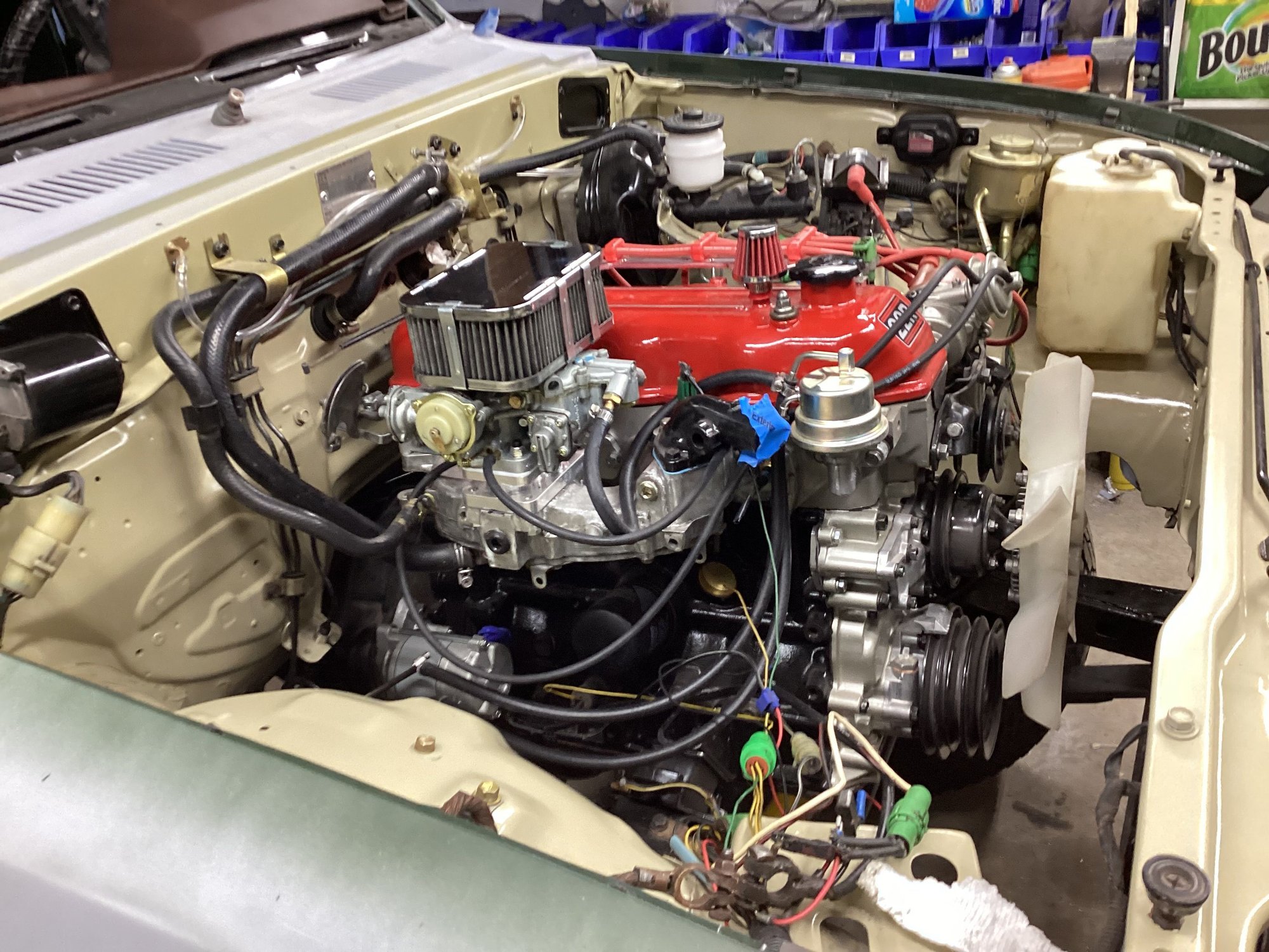 Current state of the motor install.